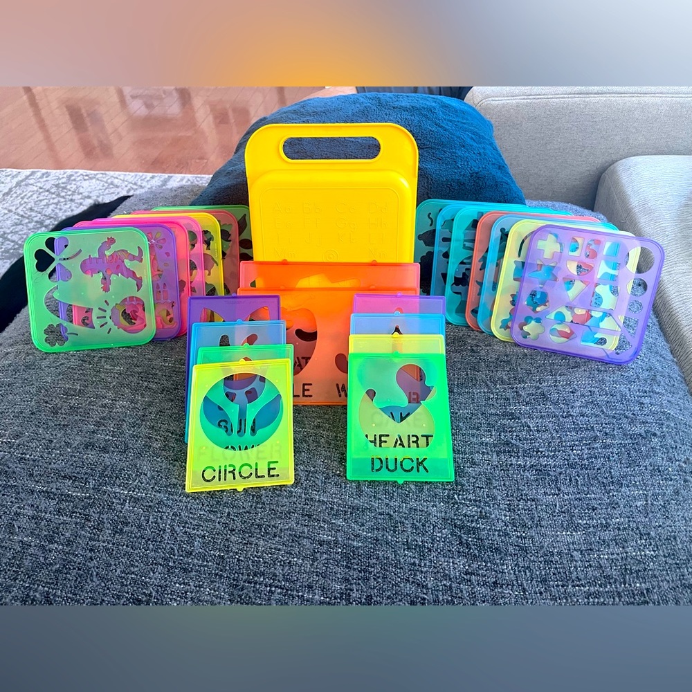 Vintage Tupperwear Stencils
